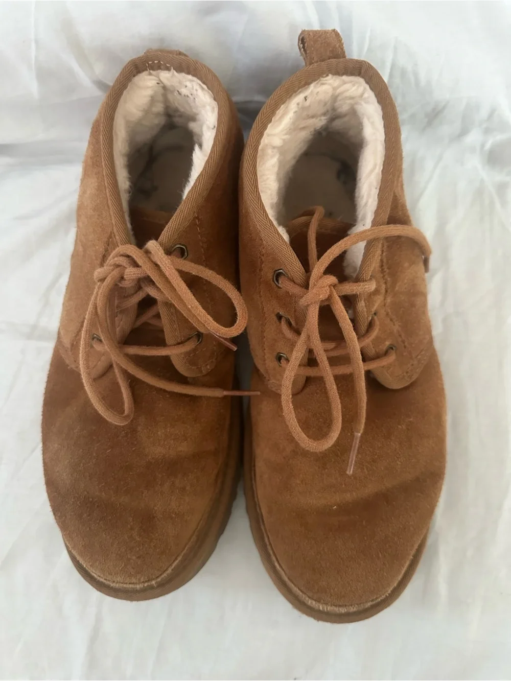 UGG Men's Chestnut Suede Lace-Up Cozy-Lined Boots